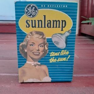 Vintage 1950's sunlamp bulb